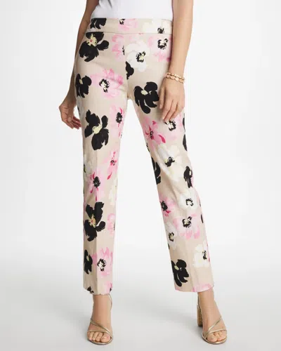 Chico's Blossom Brigitte Straight Crop In Sweet Blossom