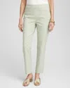 Chico's Brigitte™ Crosshatch Ankle Pants In Moroccan Mint Size 14 |  In Moroccan Mint