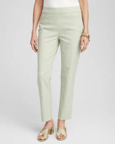 Chico's Brigitte™ Crosshatch Ankle Pants In Moroccan Mint Size 14 |