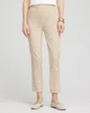 Chico's Brigitte™ Embroidered Ankle Pants In Wild Truffle Size 18 |  In Wild Truffle