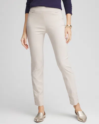 Chico's Brigitte™ Slim Rivet Ankle Pants In Neutral Size 20 |  In Smokey Taupe