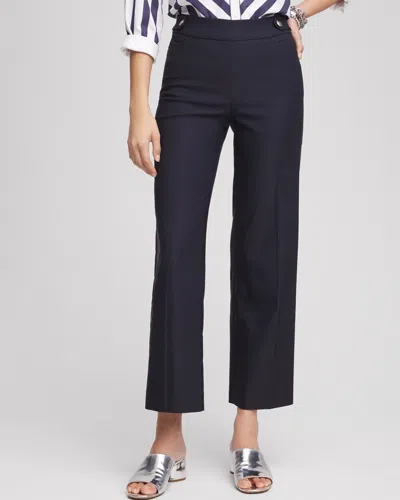 Chico's Brigitte™ Wide-leg Cropped Pants In Blue Size 16/18 |  In Indigo