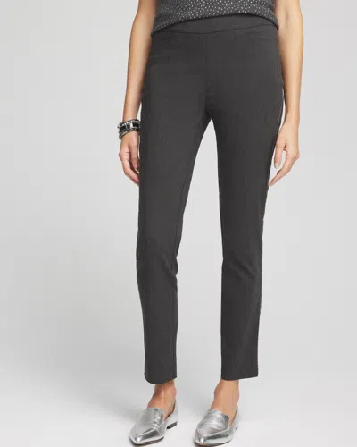 Chico's Brigitte Beaded Slim Ankle Pants In Gray Smoke Size 16 |