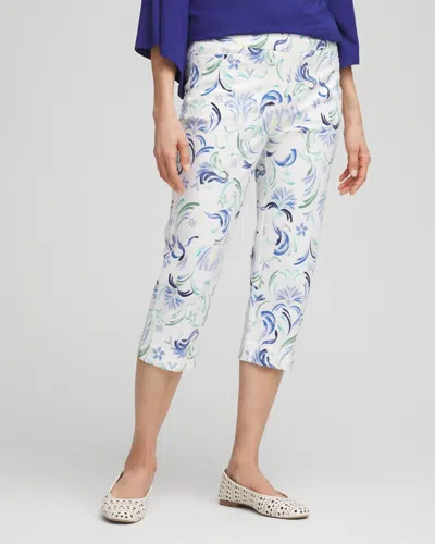 Chico's Brigitte™ Capri Pants In Blue Size 18 |  In Blue Pearl