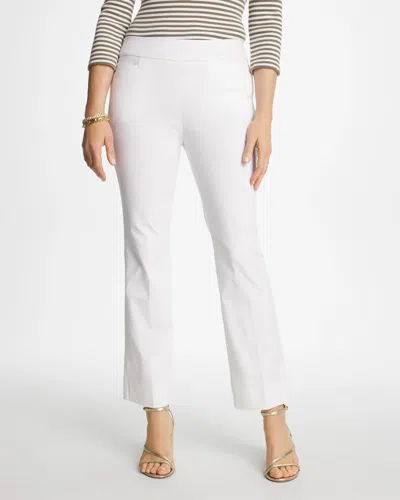 Chico's Brigitte Crop Flare In White