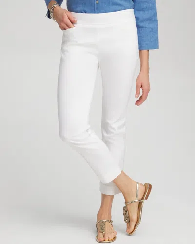 Chico's Brigitte™ Cropped Pants In White Size 10 |  In Alabaster