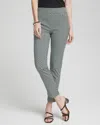 Chico's Brigitte Dot Grid Ankle Pants In Black Size 6 |  In Black