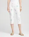 Chico's Brigitte Island Pull-on Capri Pants In White In White