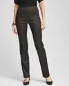 Chico's Brigitte Metallic Tiles Pants In Black Size 18 |  In Black