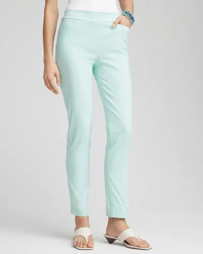 Chico's Brigitte Pull-on Slim Ankle Pants In Blue