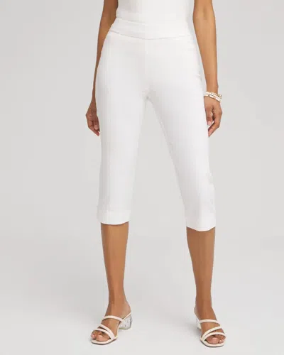 Chico's Brigitte™ Rivet Capri Pants In White Size 14 |