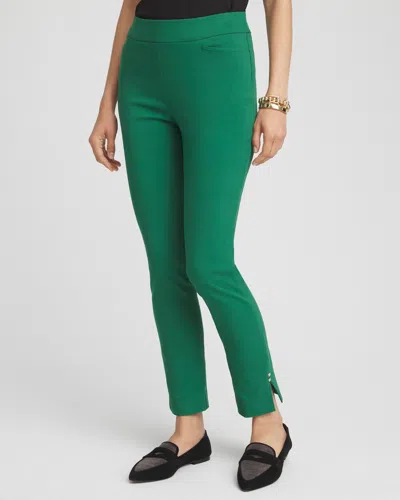 Chico's Brigitte Rivet Slit Ankle Pants In Juniper Size 14 |