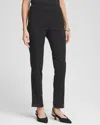 Chico's Brigitte Sequined Slim Ankle Pants In Black Size 6 |  In Black