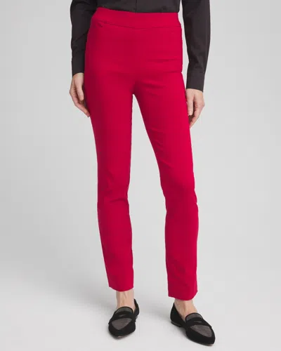 Chico's Brigitte™ Slim Ankle Pants In Size 12 |  In Red Allure