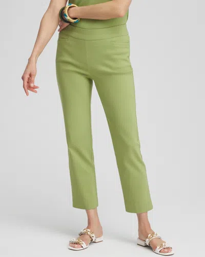 Chico's Brigitte Slim Cropped Pants In Spanish Moss Size 18 |