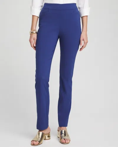 Chico's Brigitte Slim Pants In Dark Harbor Size 4 |