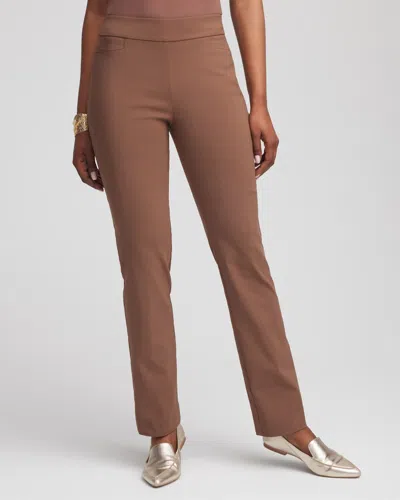 Chico's Brigitte Slim Pants In Dried Mushroom