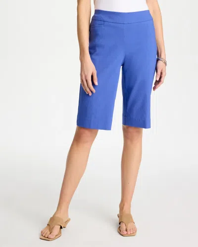 Chico's Brigitte Slim Shorts In Amparo Blue