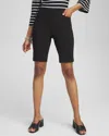 Chico's Brigitte Slim Shorts In Black In Black