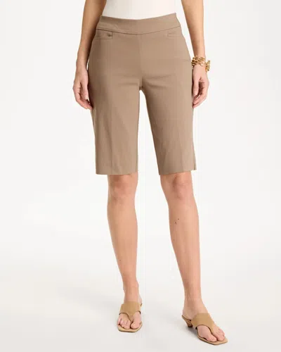 Chico's Brigitte Slim Shorts In Topaz Smoke