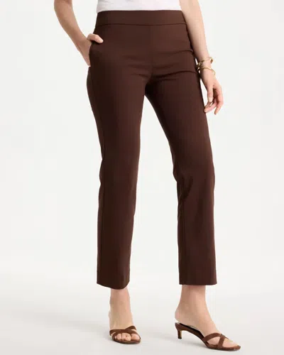 Chico's Brigitte Straight Crop In Deep Brown
