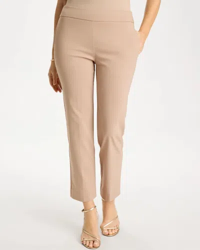 Chico's Brigitte Straight Crop In Mocha Mousse In Brown