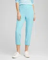 Chico's Bungee Cropped Pants In Blue