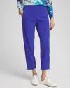 Chico's Bungee Cropped Pants In Blue Size 6 |  Zenergy Activewear In Rich Cobalt