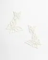 Chico's Butterfly Drop Earrings |  In White