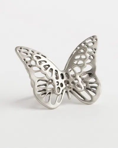 Chico's Butterfly Scarf Ring |  In Silver