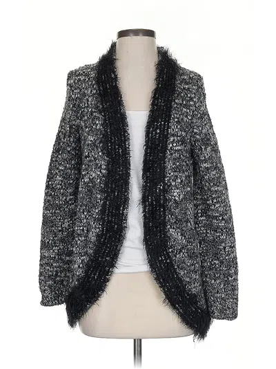 Pre-owned Chico's Cardigan Sweater In Black