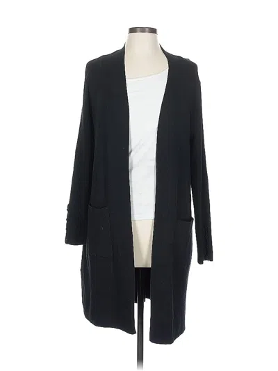 Pre-owned Chico's Cardigan Sweater In Black