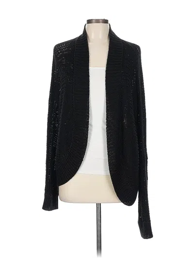 Pre-owned Chico's Cardigan Sweater In Black