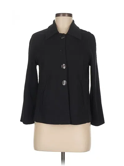 Pre-owned Chico's Cardigan Sweater In Black