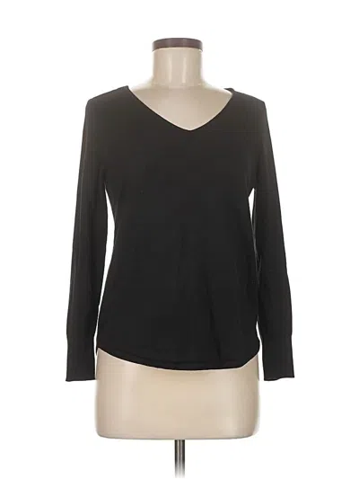 Pre-owned Chico's Cardigan Sweater In Black