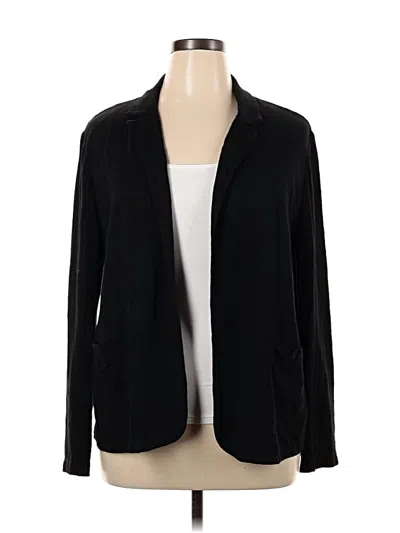 Pre-owned Chico's Cardigan Sweater In Black