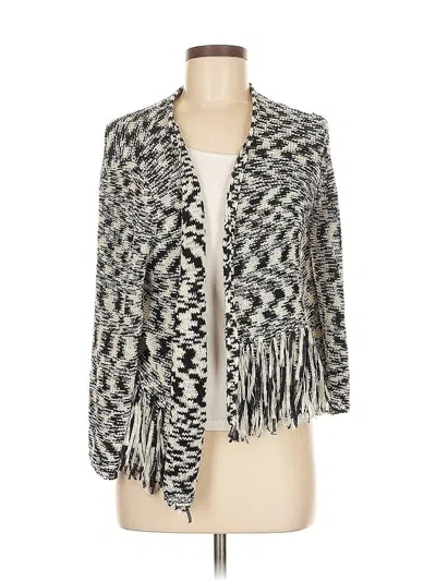 Pre-owned Chico's Cardigan Sweater In Black