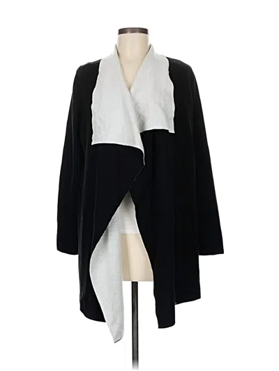 Pre-owned Chico's Cardigan Sweater In Black