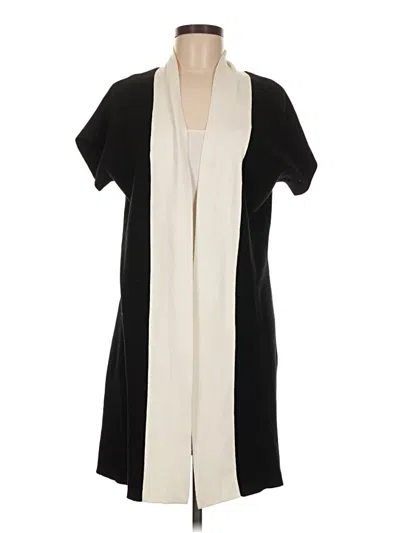 Pre-owned Chico's Cardigan Sweater In Black