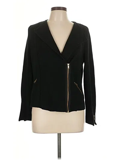 Pre-owned Chico's Cardigan Sweater In Black