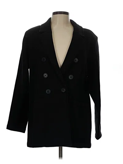 Pre-owned Chico's Cardigan Sweater In Black