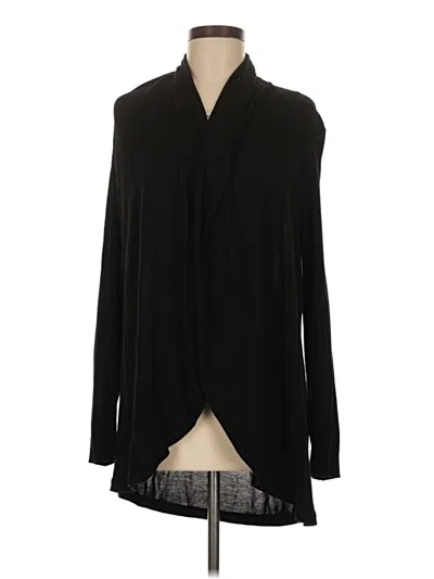 Pre-owned Chico's Cardigan Sweater In Black