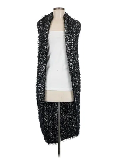 Pre-owned Chico's Cardigan Sweater In Black