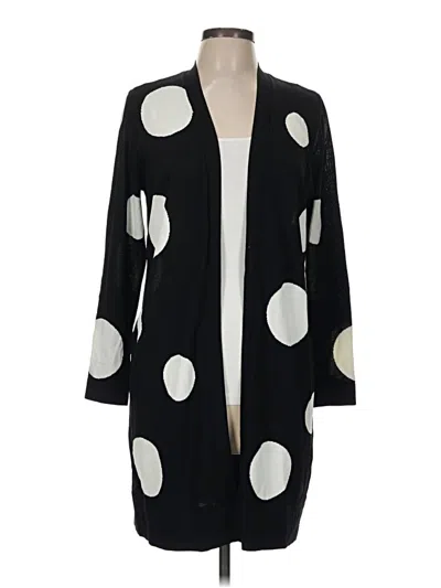 Pre-owned Chico's Cardigan Sweater In Black