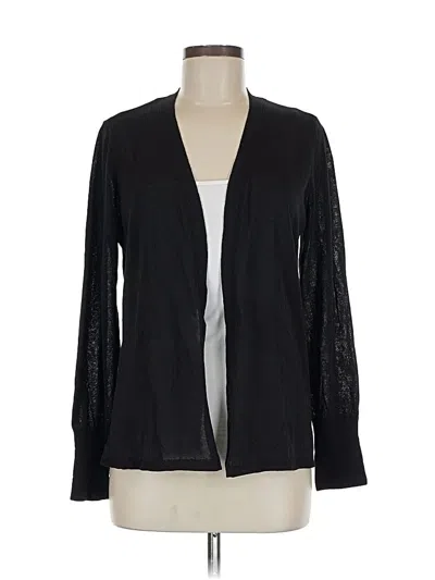 Pre-owned Chico's Cardigan Sweater In Black