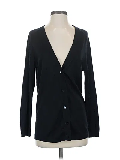 Pre-owned Chico's Cardigan Sweater In Black