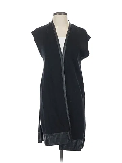 Pre-owned Chico's Cardigan Sweater In Black