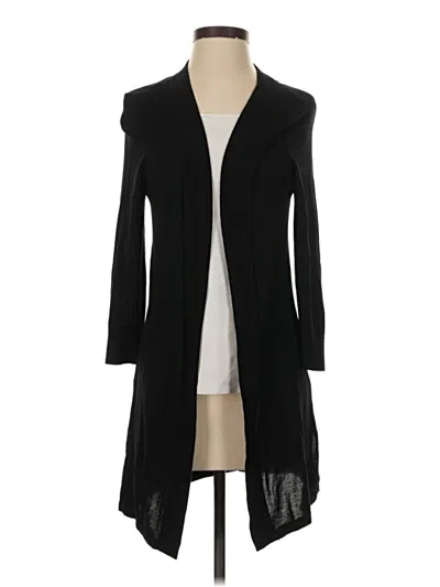 Pre-owned Chico's Cardigan Sweater In Black