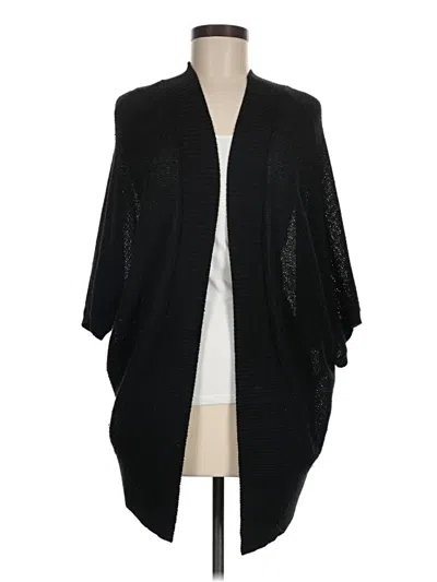 Pre-owned Chico's Cardigan Sweater In Black