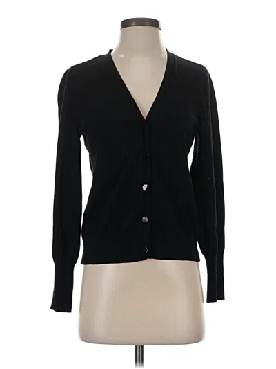 Pre-owned Chico's Cardigan Sweater In Black
